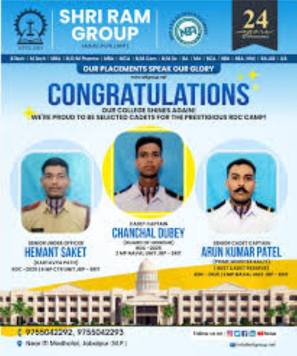 3 Cadets of Shri Ram Engineering College in Jabalpur Get Chance in the RDC 2025.jpg