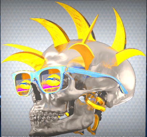KarambitSkull Wear.gif