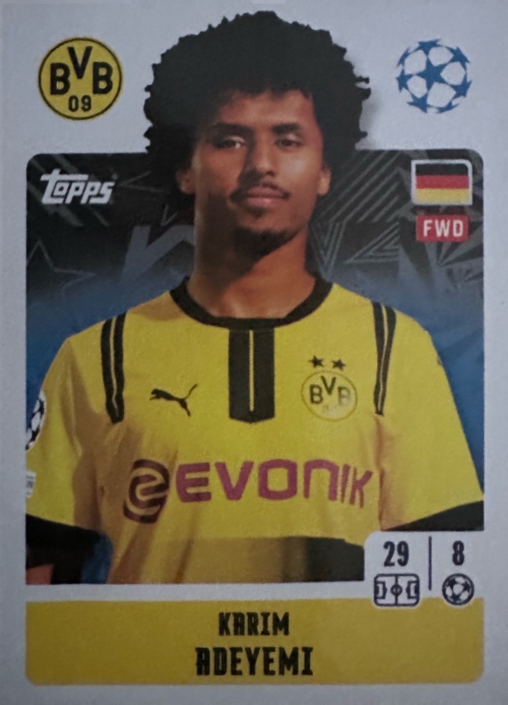 Champions League 2024/25 Topps Mancolista - Scegli figurina da 101 a 200 - Picture 35 of 101
