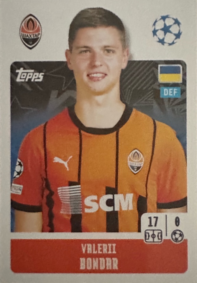 Champions League 2024/25 Topps Mancolista - Scegli figurina da 101 a 200 - Picture 100 of 101