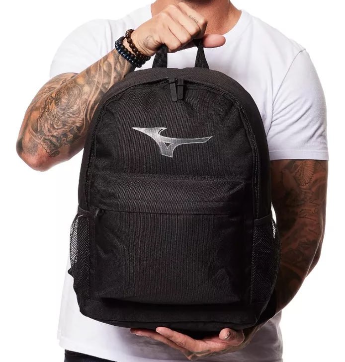 Mochila Masculina E Feminina Energy Preto 20 Litros Mizuno