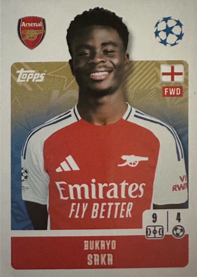 Champions League 2024/25 Topps Mancolista - Scegli figurina Da 1 a 100 - Foto 50 di 101