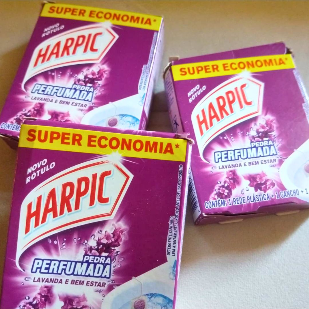 HARPIC PEDRA SANITÁRIA AROMA PLUS LAVANDA 1un 40%