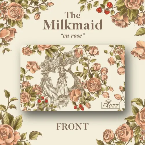 Kartu E Money The Milkmaid en Rose.webp