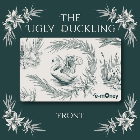 Kartu E money Ugly Duckling Toile.webp