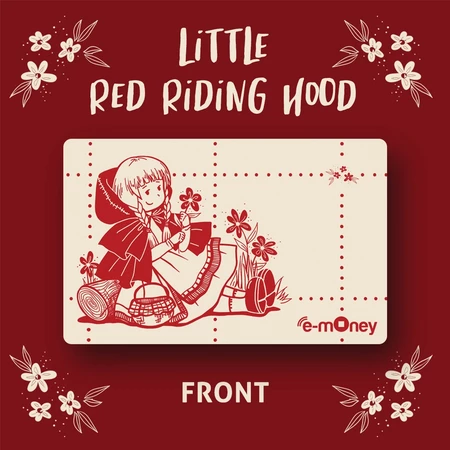 Kartu E Money Little Red Riding Hood.webp