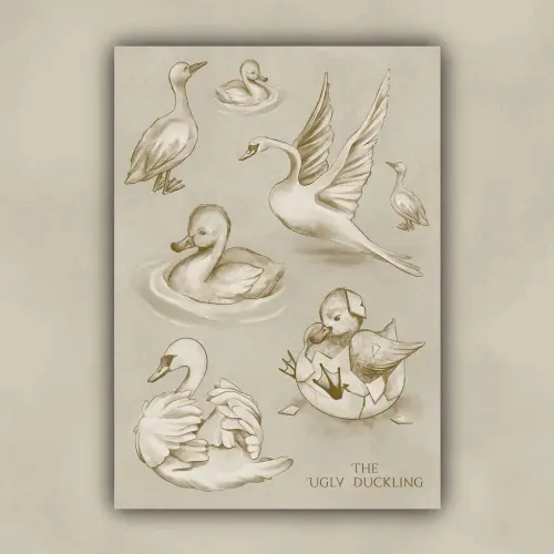 Sticker Sheet Ugly Duckling 2.webp