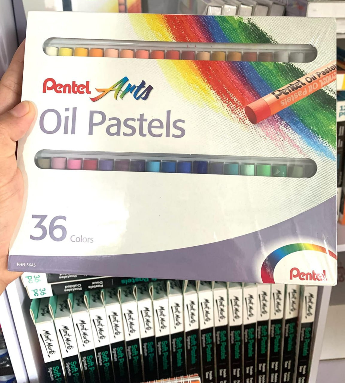 Pentel Giz Pastel Oleoso 36 Cores PHN-36