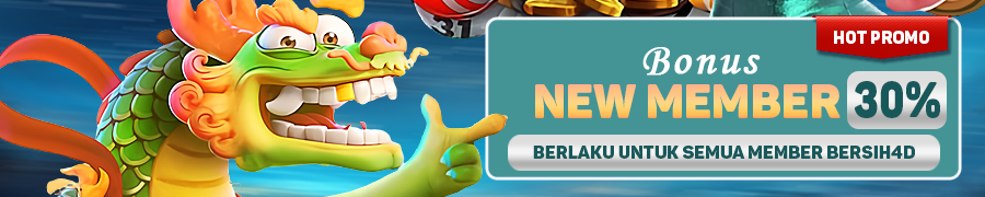 BERSIH4D Bonus New Member 30%