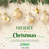 🎄 Merry christmas from Fresco organic laundry 🎁