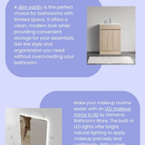Space Saving Slim Vanity for Your Bathroom