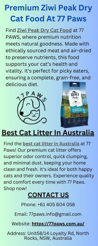 Premium Ziwi Peak Dry Cat Food At 77 Paws.jpg