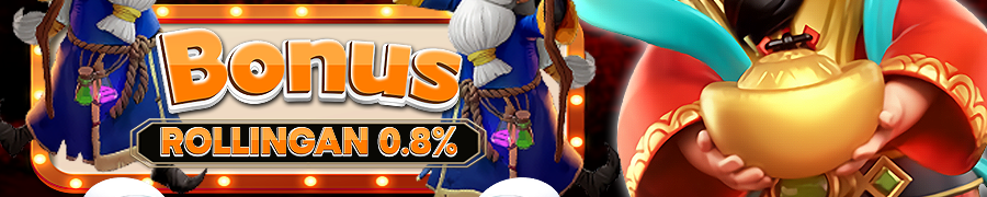 AROMA4D Bonus Rollingan Casino 0,8%