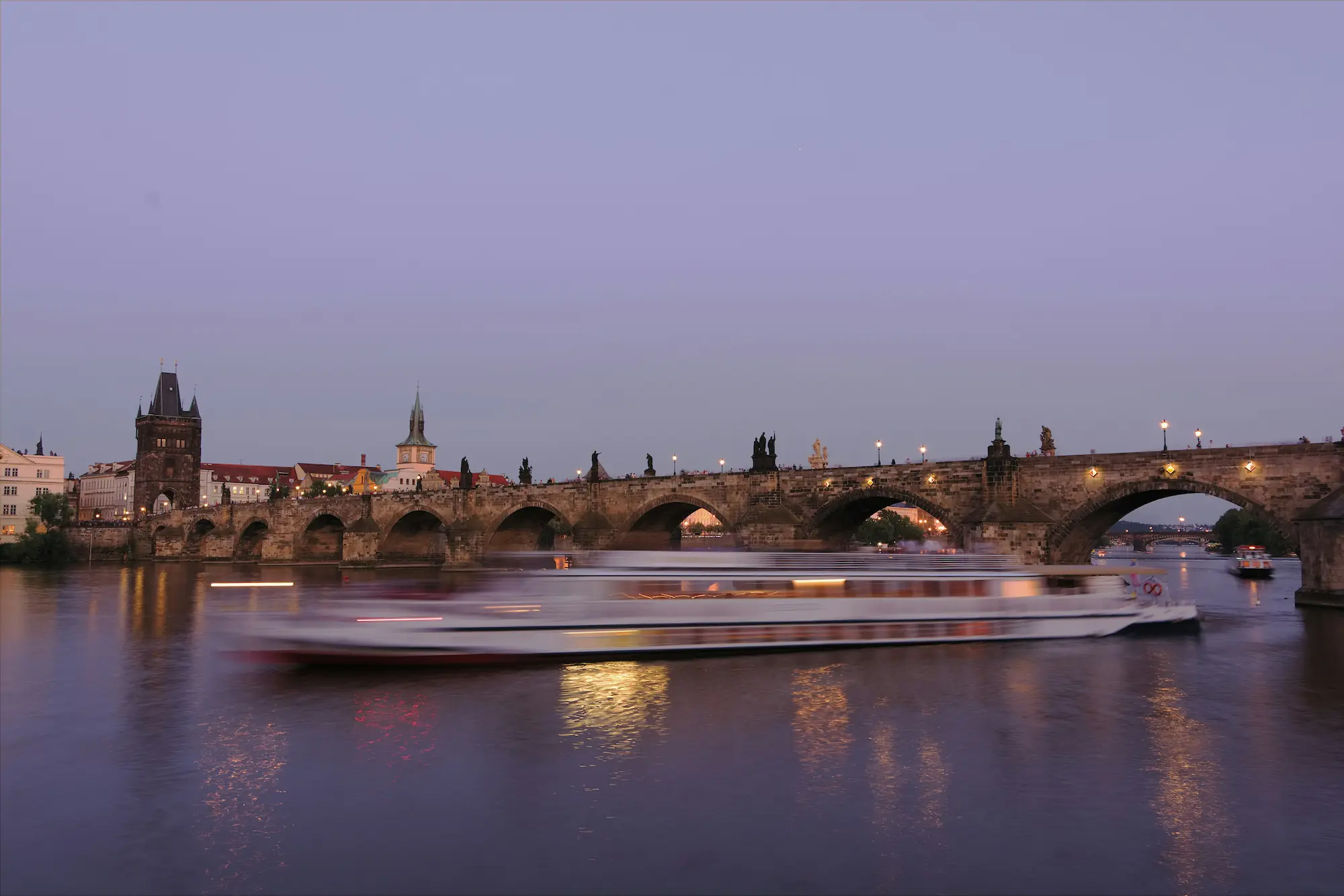 Woman on a terrace in Prague