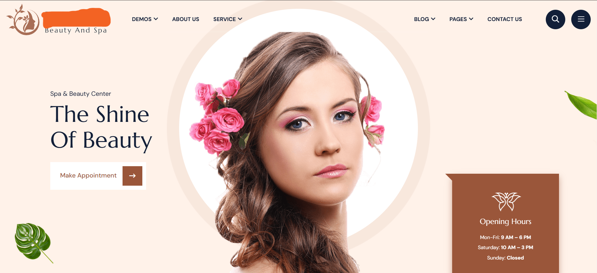 Beauty Salon Website