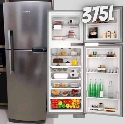 Geladeira Brastemp Frost Free Duplex 375L Inox com Compartimento Extrafrio Fresh Zone BRM44HK.jpg