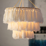 DIY Tassel Chandelier