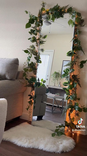 Let’s plantify this boring mirror!🌿 Do we love !✨.jpg