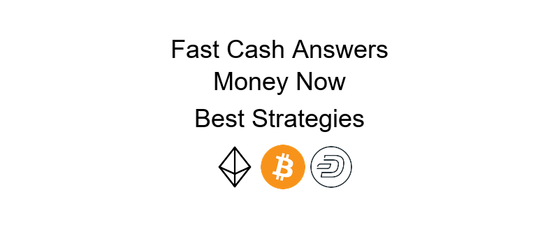 Making quick money through cryptocurrency investments and strategies