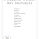 Woodland Wonder Curriculum Preschool 10.5 May Printables