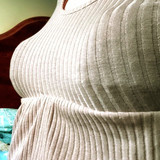 My tits in another old Asda summer dress a