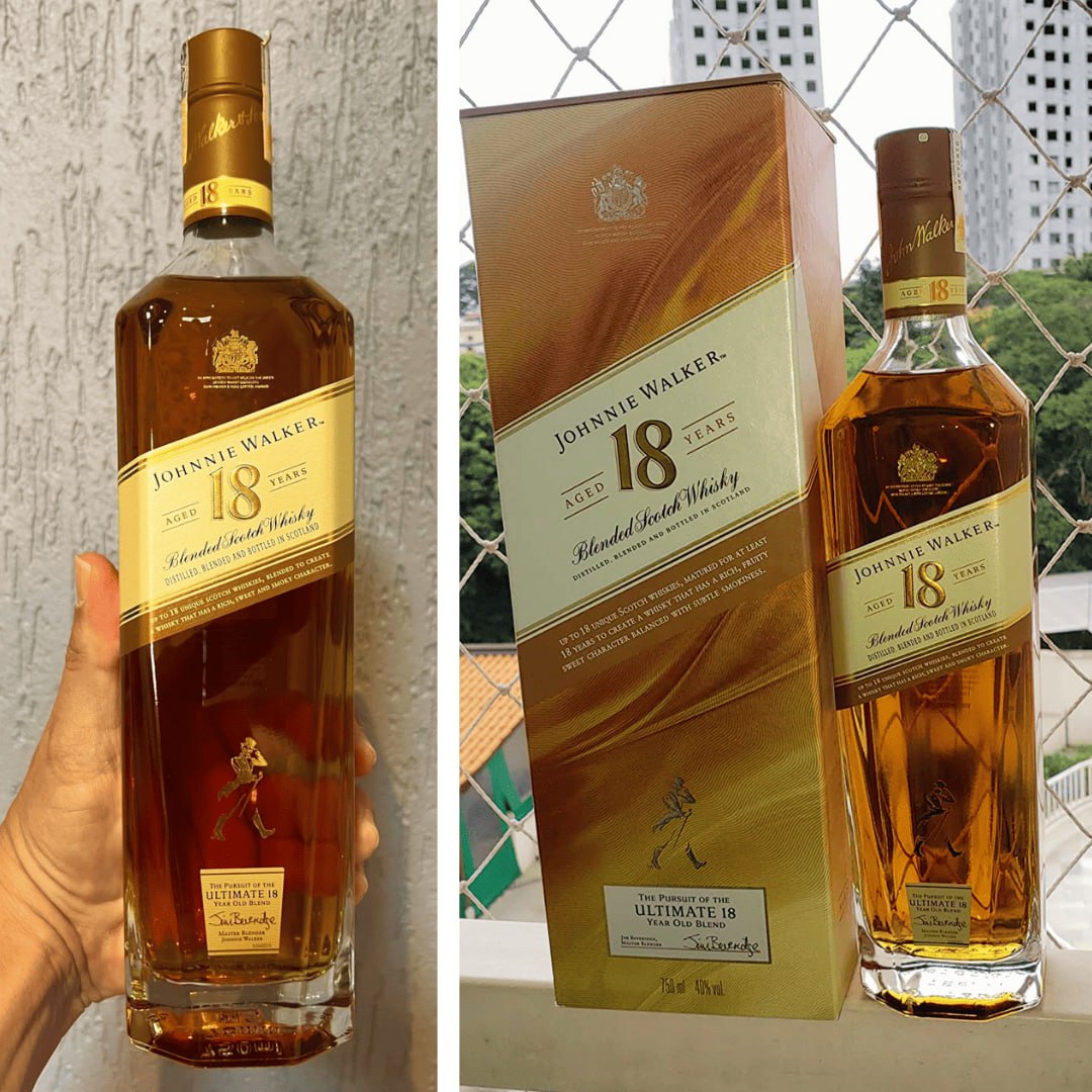 Whisky Johnnie Walker Ultimate, 18 Anos, 750ml