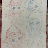 Bill Newton and Beach Bro as Fumo Fumo plushies