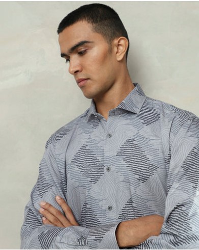 LIGHT GREY PRINT COTTON SHIRT.jpg