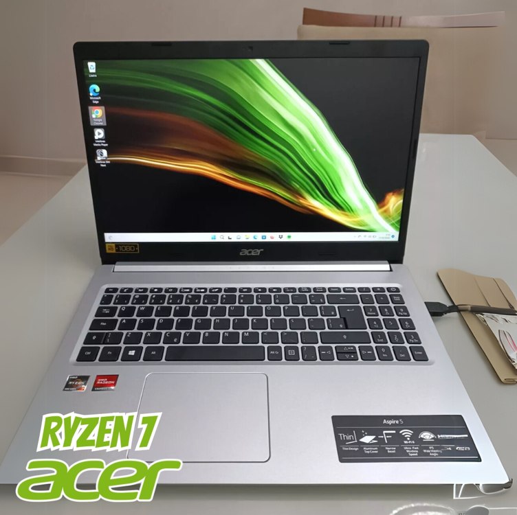 Notebook Acer Aspire 5 A515-45-R74D Amd Ryzen 7 5700U 8GB 512GB SSD Linux 15.6