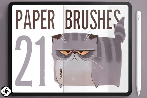 21 Paper Brushes For Procreate Graphics 81099504 1 1 580x387 x16.jpg