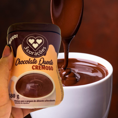 3 Corações Chocolate Quente Cremoso, 180g.jpg