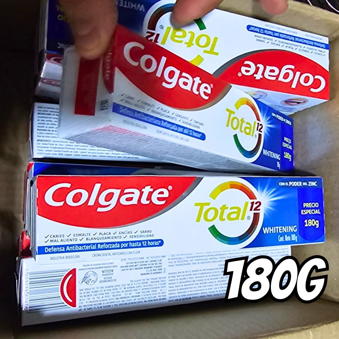 Creme Dental Colgate Total 12 Whitening 180g