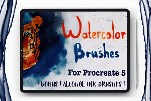 Watercolor Brushes For Procreate and Alk Graphics 6346529 1 1 580x387 x16.jpg