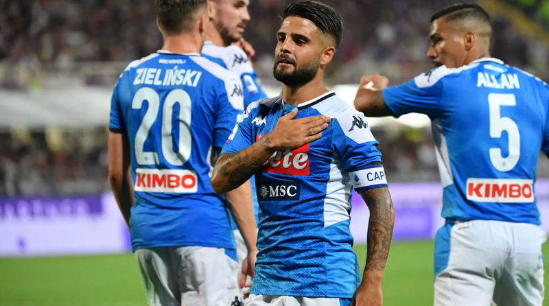 Fiorentina Napoli risultato pirotecnico 3-4 deciso dal capitano Insigne.