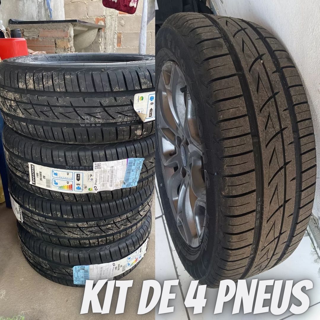 De 4 Pneus Firestone Aro 16 F-600 205/55r16 91v