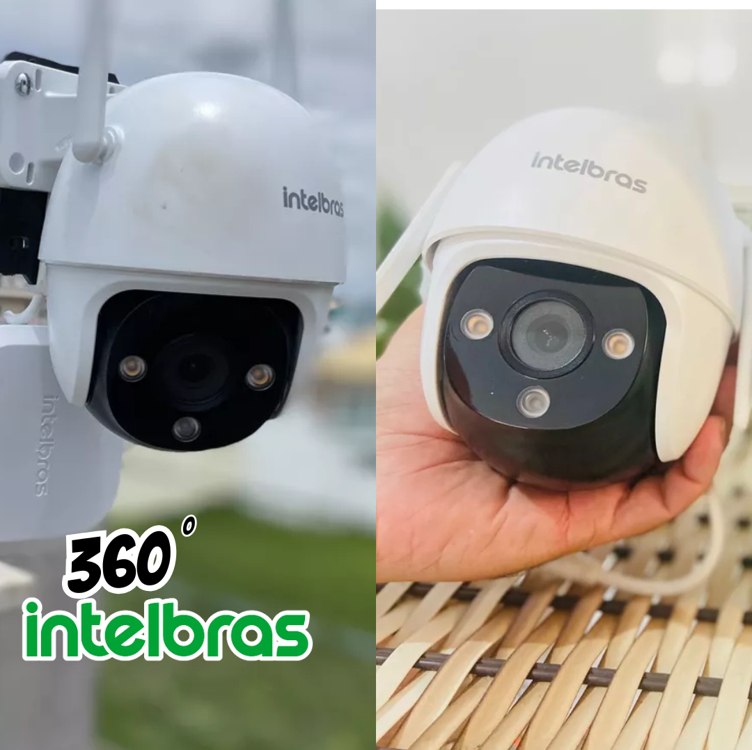 Câmera Inteligente Wi-fi Full Color 360° Intelbras Mibo IM7 S