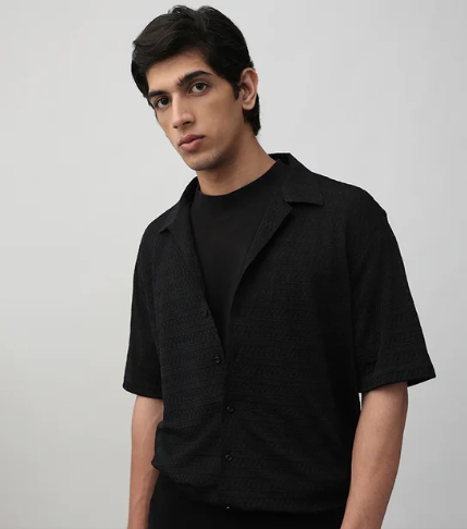 PREMIUM BLACK KNITS COTTON SHIRT.png