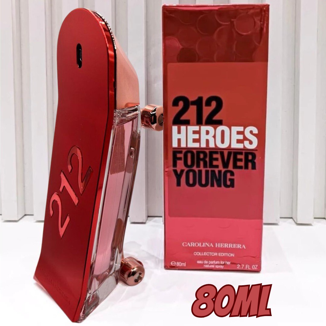 Perfume feminino Carolina Herrera 212 Heroes Collector Edp 80ml