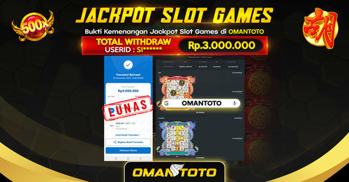 OMANTOTO JACKPOT SLOT GAMES Rp. 3.000.000,-