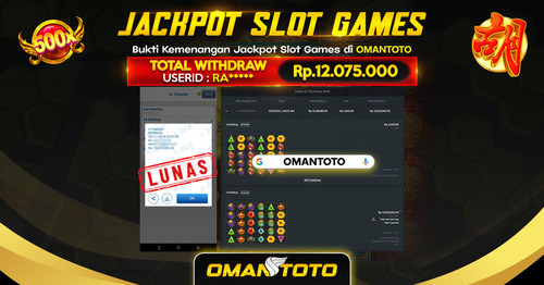 OMANTOTO JACKPOT SLOT GAMES Rp. 12.075.000,-