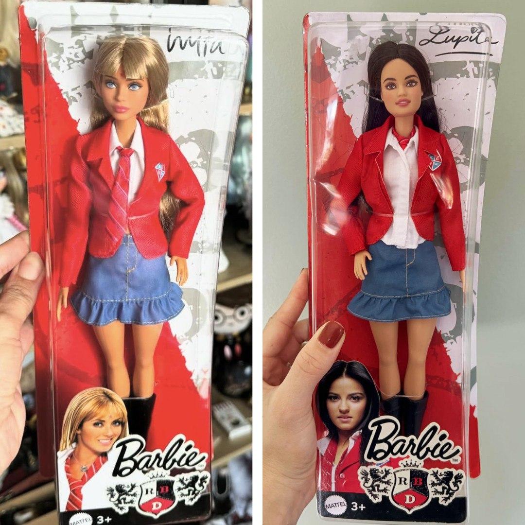 Barbie, Boneca Mia Inspirada em Rebelde & RBD, Vestindo Uniforme Escolar Removível com Bota e Gravata, Para Idades acima de 3 anos