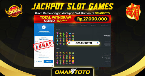 OMANTOTO JACKPOT SLOT GAMES Rp 27.000.000,-