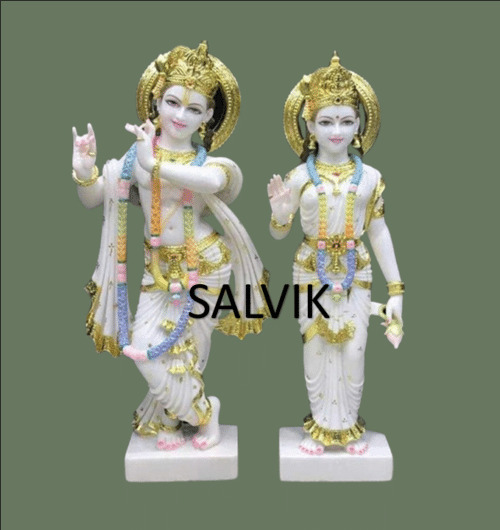 Authentic Radha Krishna Marble Murti - Ideal for Gifting.jpg