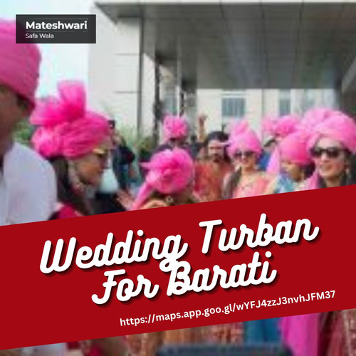 Wedding Turban for Barati – Elegant Styles at Mateshwari Safawala.jpg