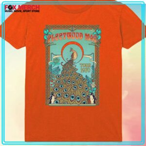 Fleetwood Mac Tour 1970 Peacock Retro T Shirt 300x300.jpg
