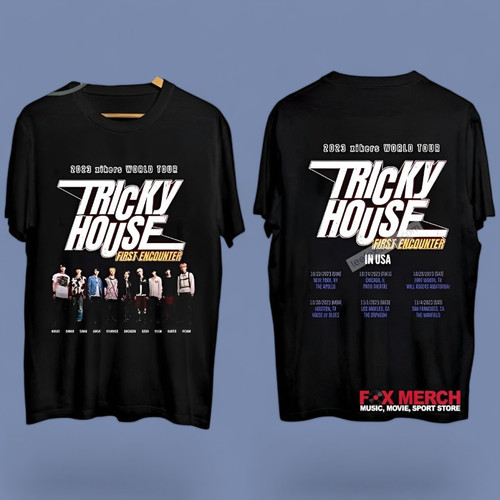 Xikers World Tour Tricky House First Encounter 2023 Music T Shirts.jpg