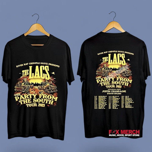 The Lacs The Party From The South Tour 2023 Music T Shirts.jpg