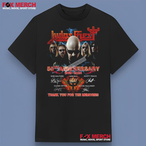 Judas Priest 55th Years 1969 2024 Signatures T Shirt Gift.jpg