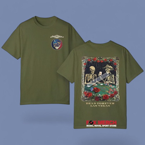 SKELETON POKER NIGHT Dead Forever Las Vegas Dead %26 Company T Shirts.jpg