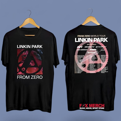 Linkin Park From Zero World Tour 2025 Music Band T Shirts.jpg